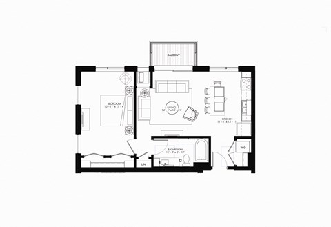 a floor plan of a house